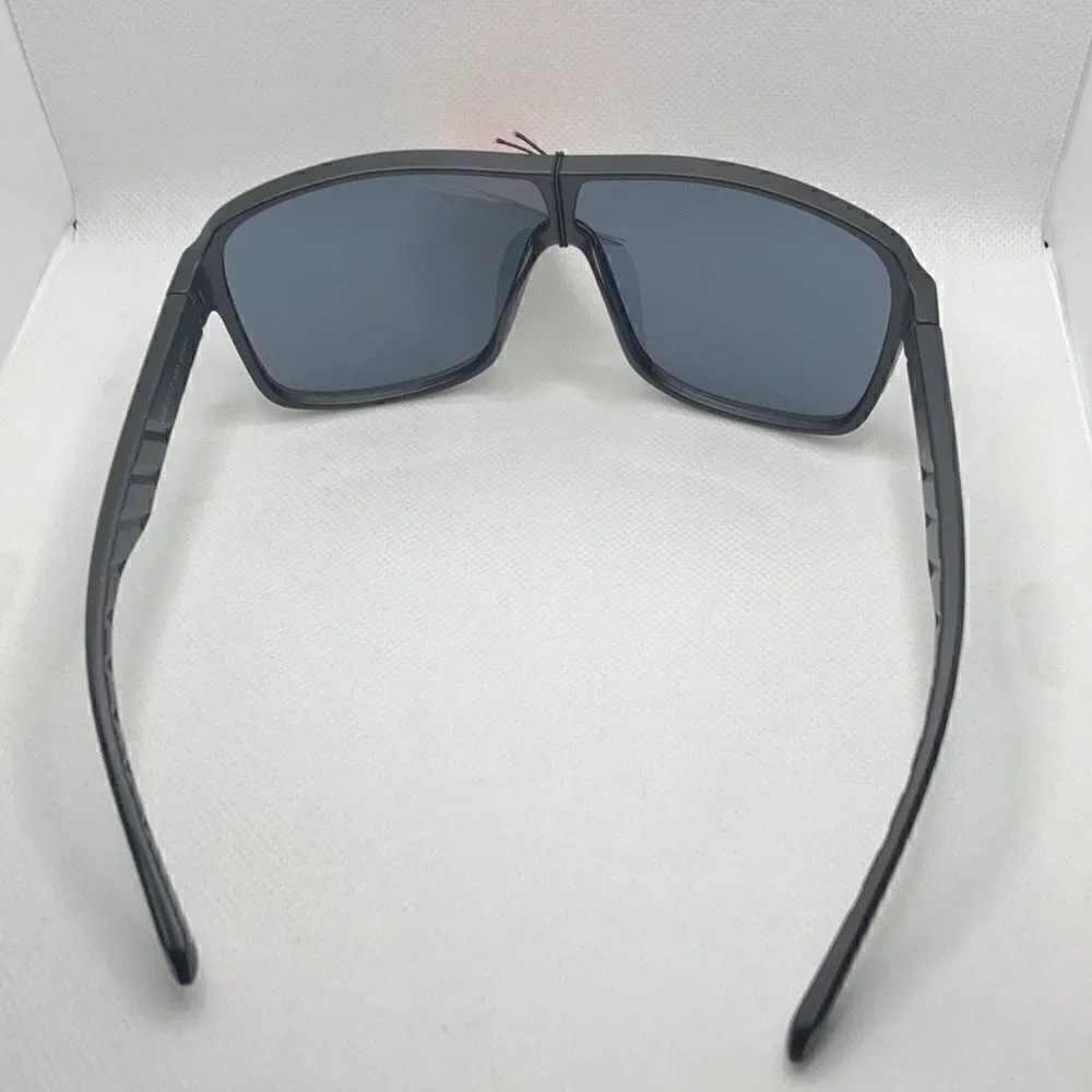 Dxtreme Shield Mens Black Frame Dark Lens Sunglasses